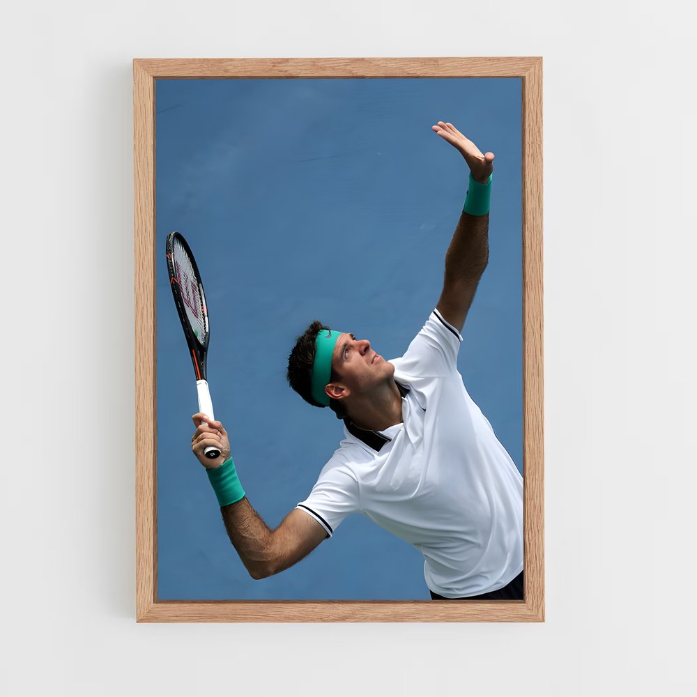 Poster Juan martin – affiche Tennis (vue 4)